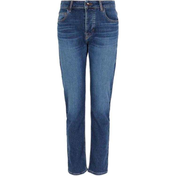 EMPORIO ARMANI 【Best of: PromotionsPrevious Season】logo-print slim-cut jeans