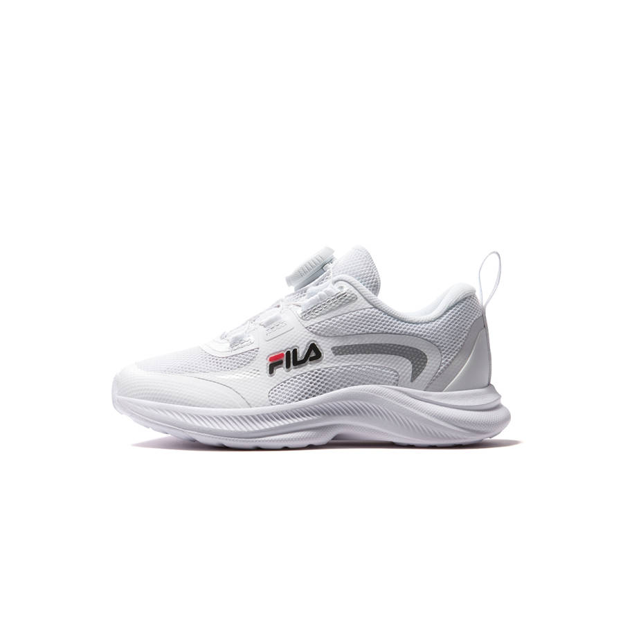 FILA KIDS SOFT4/Capsule 4 Fabric Low top Kids' Running Shoes FILA White/Space Silver Children Aged 3 7 Years Old