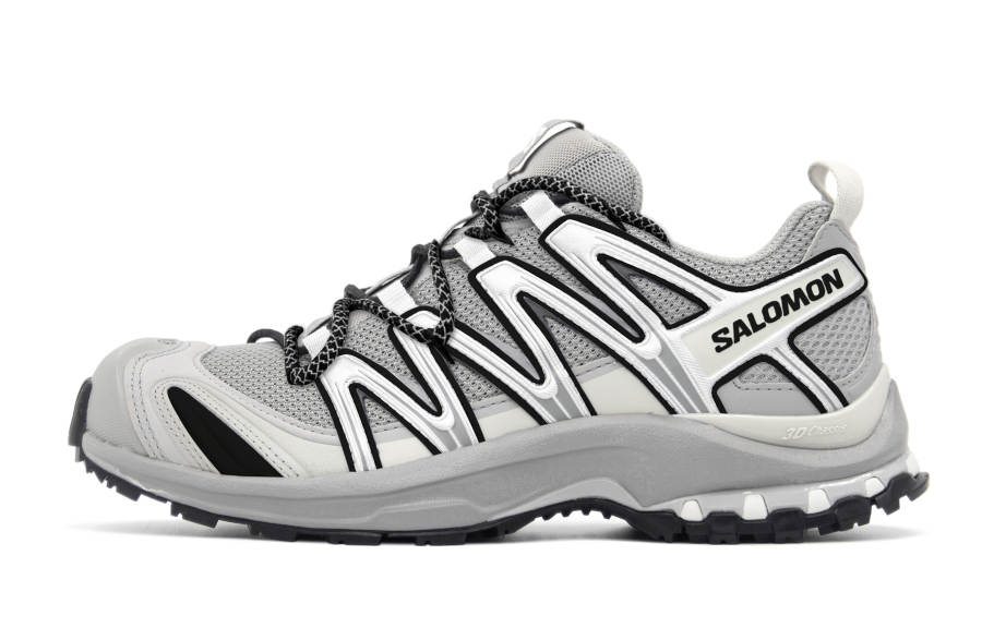SALOMON XA PRO 3D Running Shoes Unisex Low Top Silver, Black