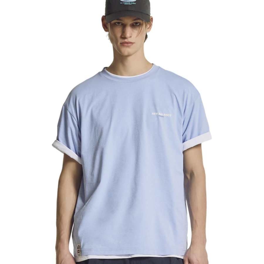 New Balance New Balance T Shirts Unisex Crew Neck Moderate Straight Fit