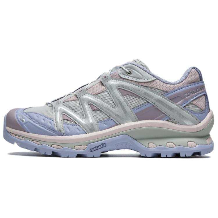 SALOMON XT Quest Fabric Breathable Low top Hiking Shoes Unisex Gray Blue