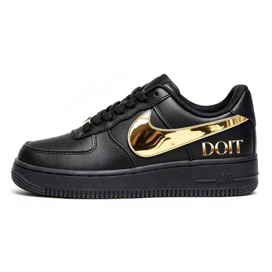 Nike Nike Air Force 1 Skateboard Shoes Women's Low Top Gold