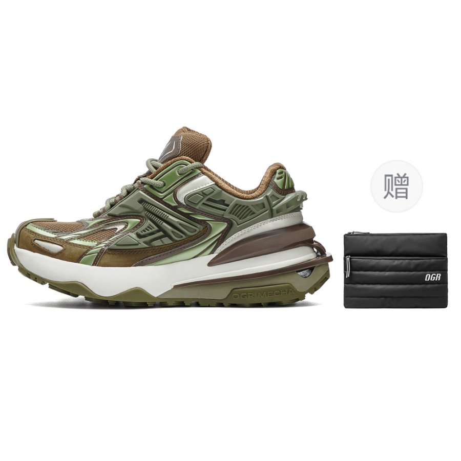 OGR Low top Running Shoes Unisex Brown