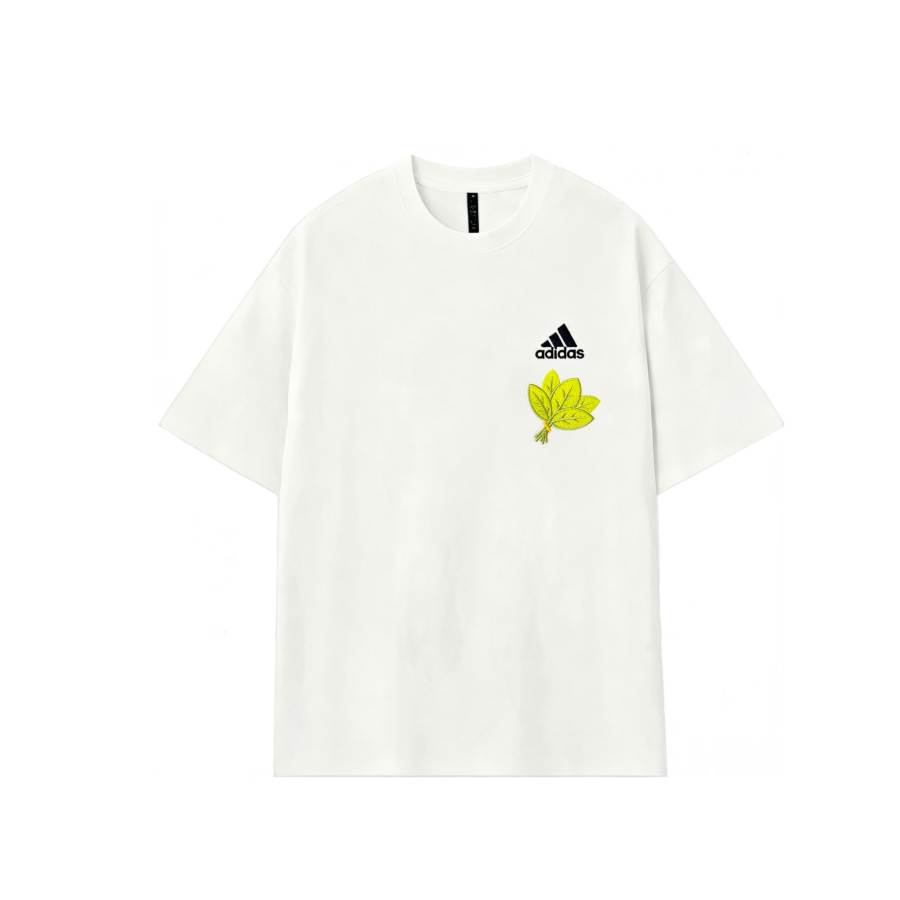 Adidas Adidas MUST HAVES T Shirts Unisex Ecru Crew Neck Moderate Straight Fit