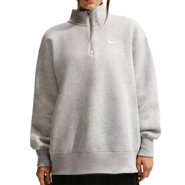 Nike Nike Sportswear Phoenix Fleece Sweatshirts Women's Pure Platinum/Warm Tone/Sail White Turtleneck Moderate