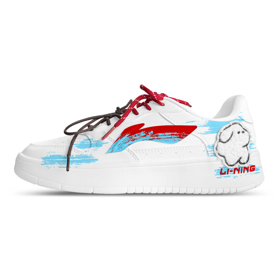 Li-Ning Li Ning Floating Boat Skateboard Shoes Men's Low Top White/Red/Blue