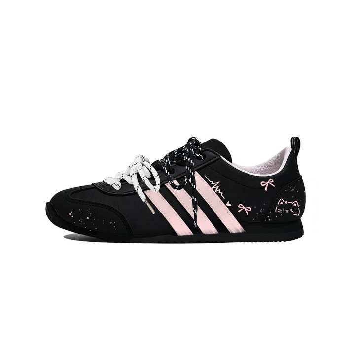 Adidas Adidas VS JOG 2.0 Casual Shoes Unisex Low Top Black Pink