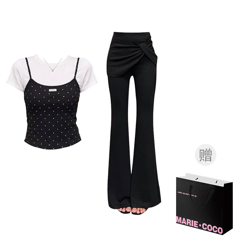MARIE·COCO Casual Suits Women's Crew Neck Moderate