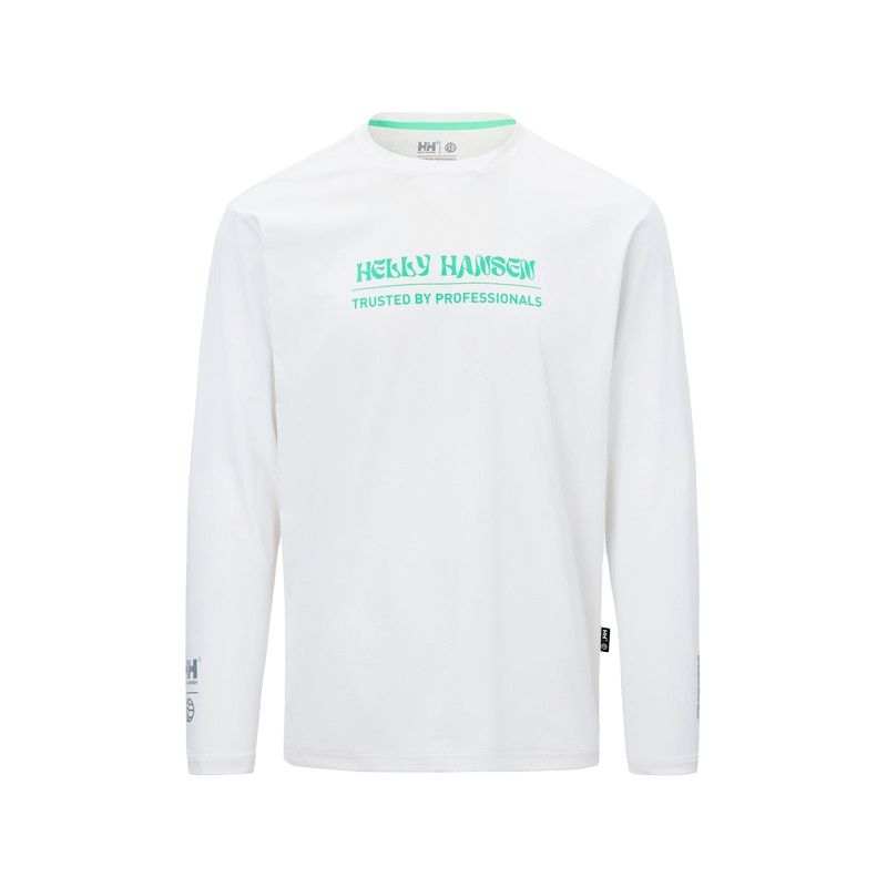 HELLY HANSEN HELLY HANSEN T Shirts Unisex White Crew Neck