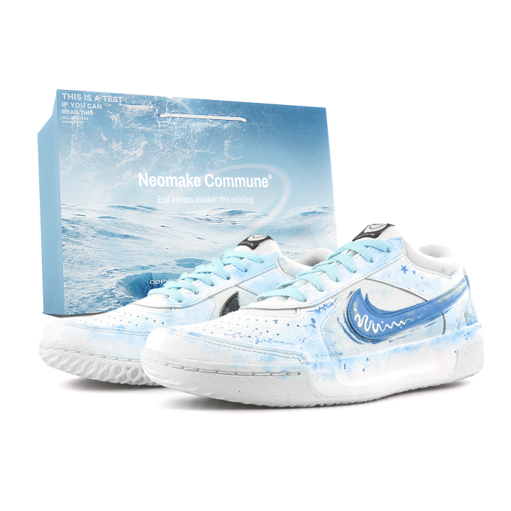 Nike Nike Court Lite 3 Tennis Shoes Unisex Mid Top White Blue