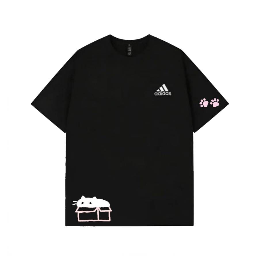 Adidas Adidas MUST HAVES T Shirts Unisex Black Crew Neck Thin Straight Fit