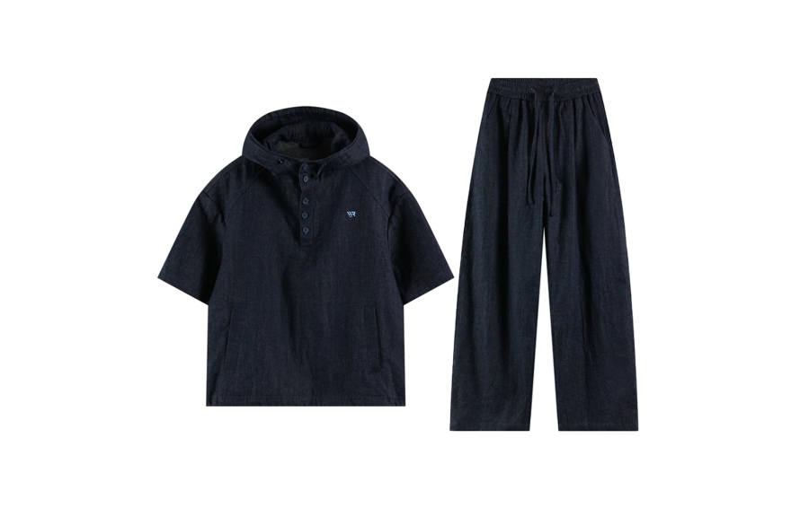 WARRIOR Casual Sportswear Unisex Hooded Non Detachable Thin
