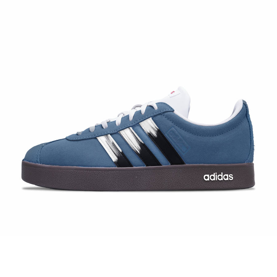Adidas Adidas Vl Court Classic German Army Trainers Unisex Low Top Blue/White/Black