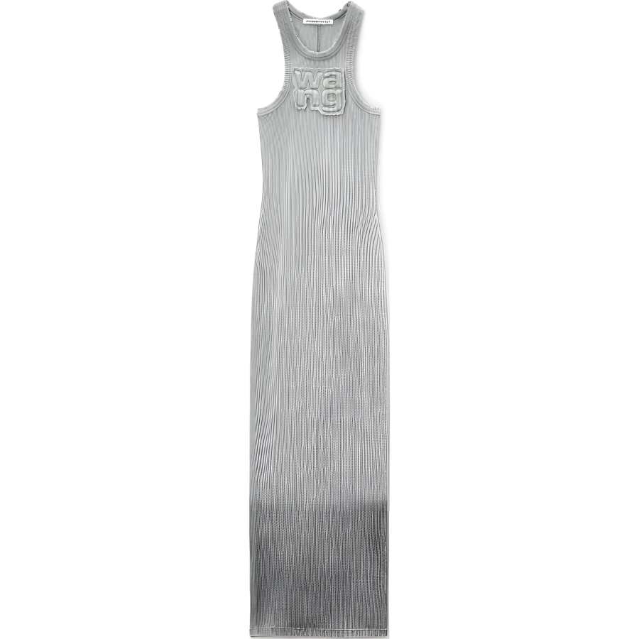 Alexander Wang logo-appliqué ombré maxi dress