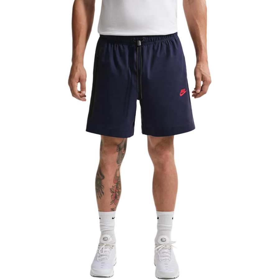 Nike Nike Woven Casual Shorts Men's Black Blue/University Red