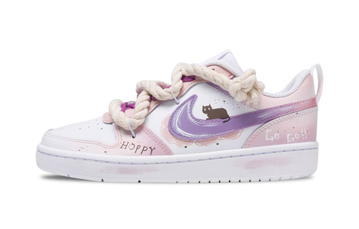 Nike Nike Court Borough Skateboard Shoes Women's Low Top Purple