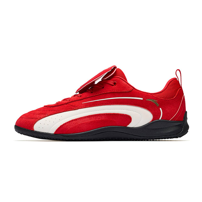 ANTA Joyful SPEED V2 Casual Shoes Men's Low Top Classic Red/Ivory White 5