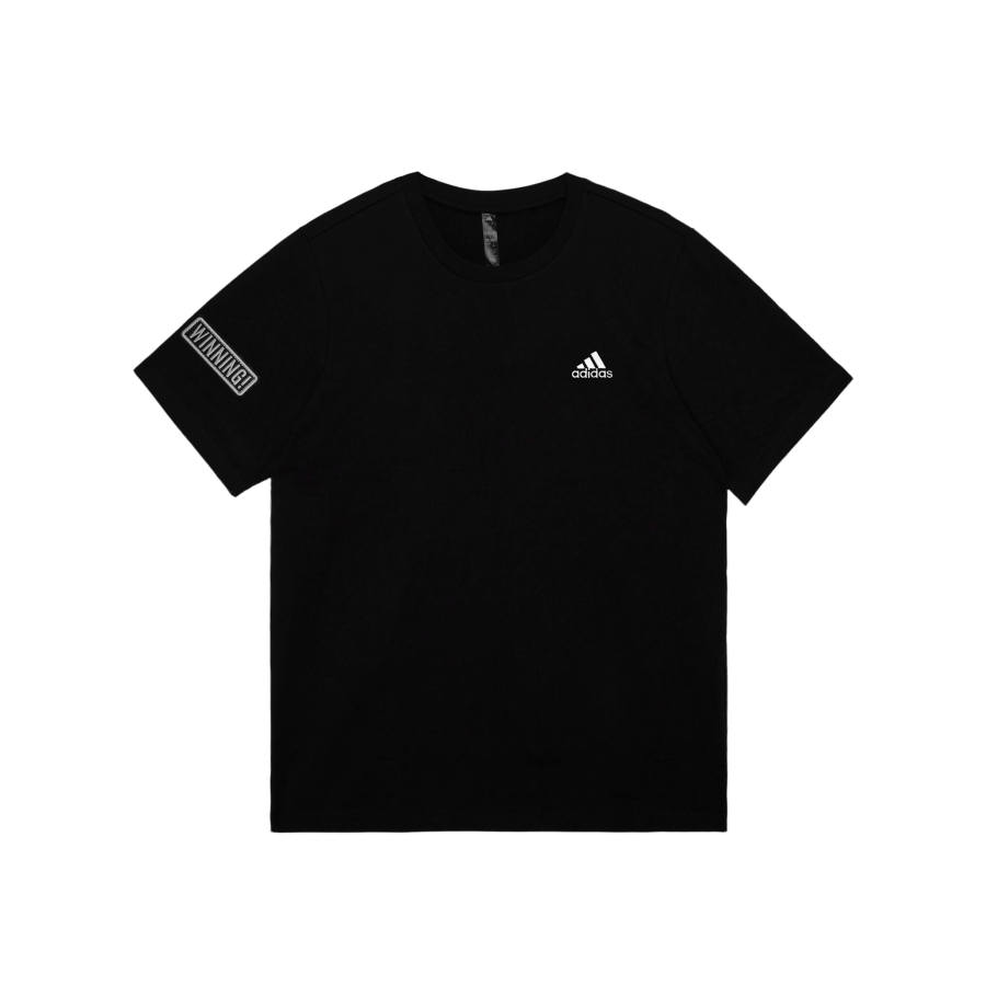 Adidas Adidas MUST HAVES T Shirts Unisex Black Crew Neck Moderate Straight Fit