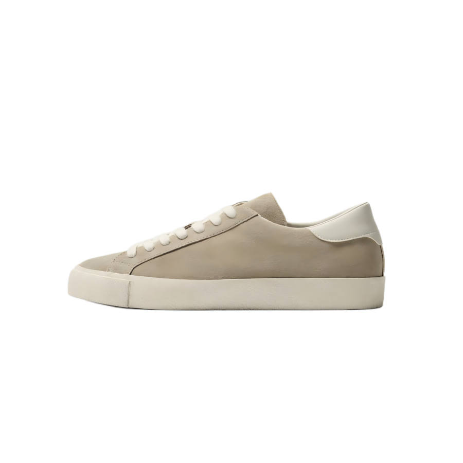 ZARA Skateboard Shoes Men's Low Top Sandy Brown/White