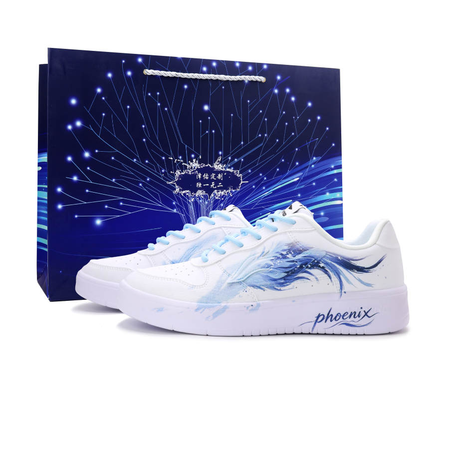 Li-Ning Li Ning Floating Boat Skateboard Shoes Unisex Low Top White/Blue