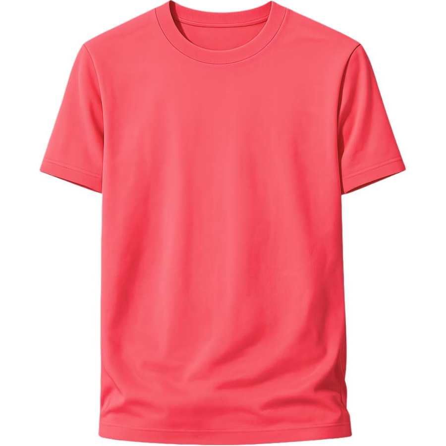 UNIQLO T Shirts Unisex Red Crew Neck