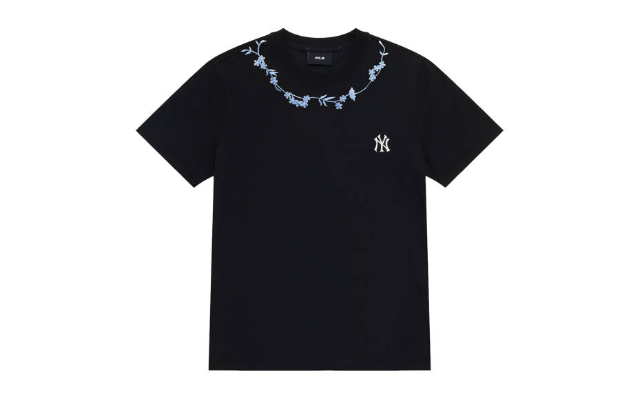 MLB MLB T Shirts Unisex Black Crew Neck Moderate
