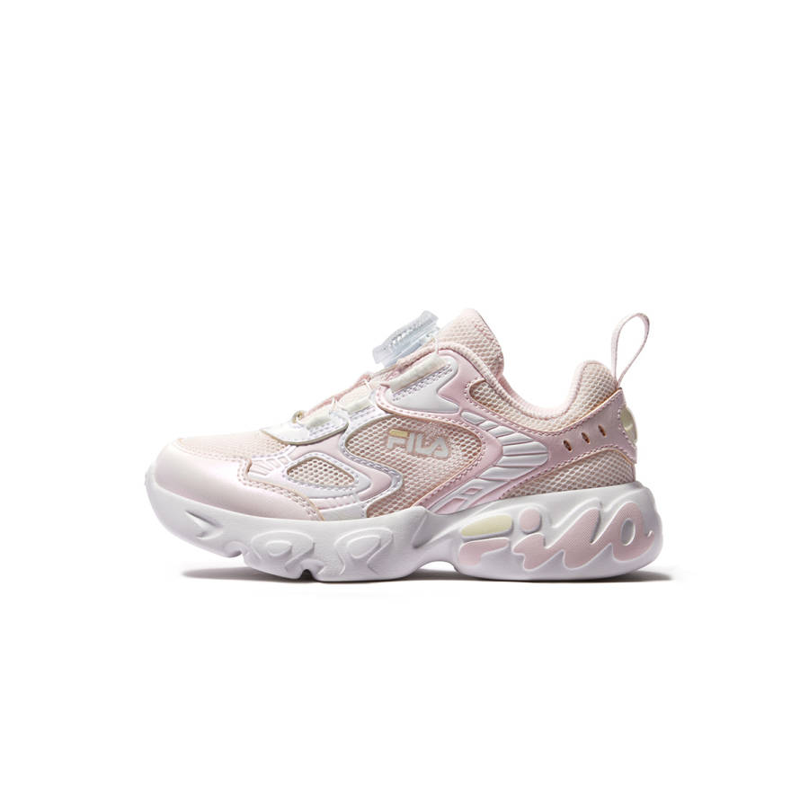 FILA KIDS Heritage FHT PALETTE Textile, Synthetic Leather Low top Kids Lifestyle Shoes Pink Children Aged 3 7 Years Old