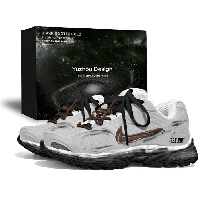 Nike Nike V5 RNR Running Shoes Women's Low Top White, Gray, Black, Brown Colorway