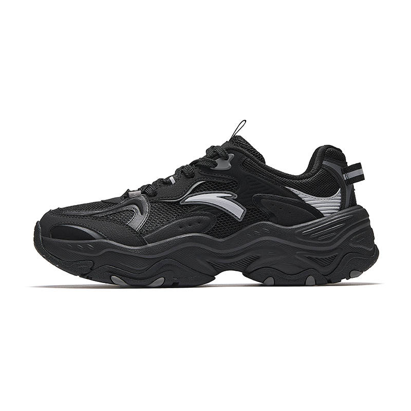 ANTA ANTA Quicksand Casual Shoes Men's Low Top Basic Black/Silver 5