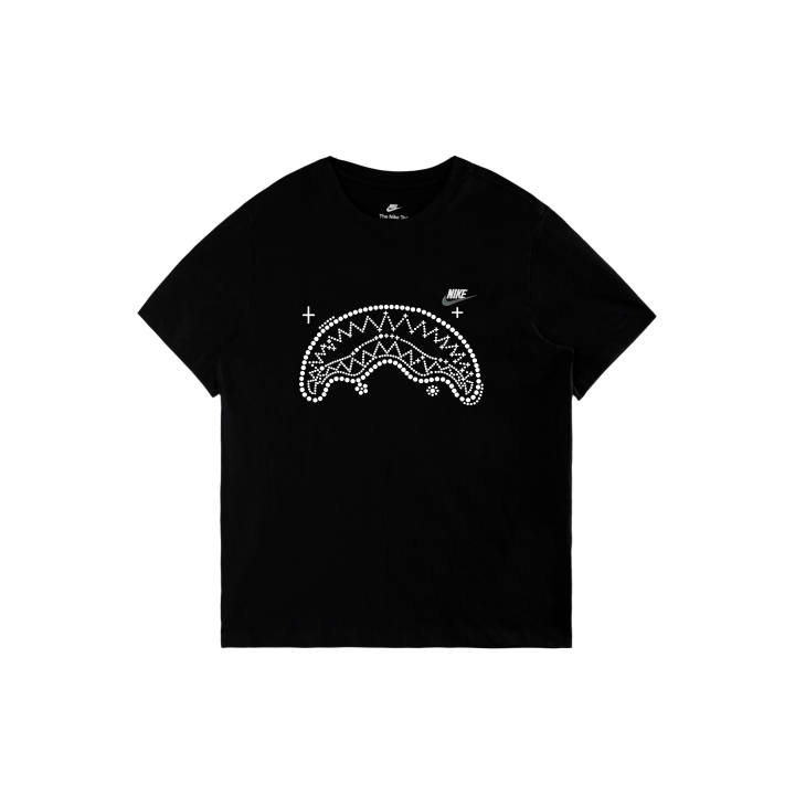 Nike Nike Sportswear T Shirts Men's Black/White/Dark Gray Crew Neck Moderate