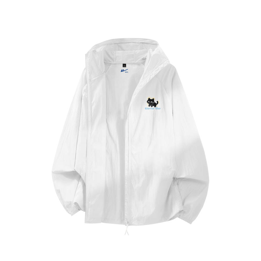 WARRIOR Sun Protection Clothing Unisex Hooded Non Detachable Thin Straight Fit