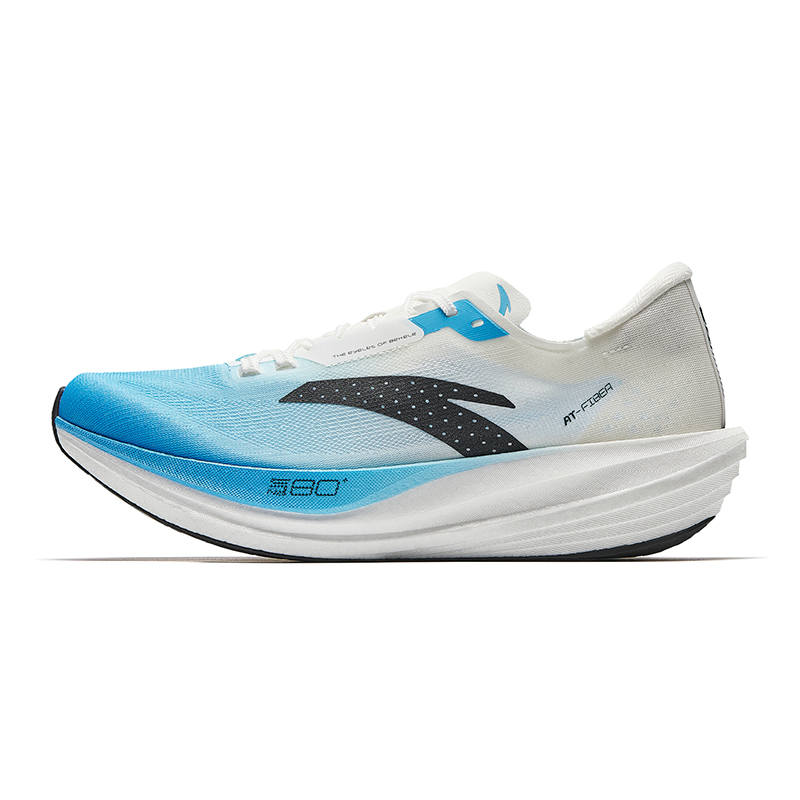 ANTA Horsepower 3 Running Shoes Men's Low Top Papyrus White/Blue 4
