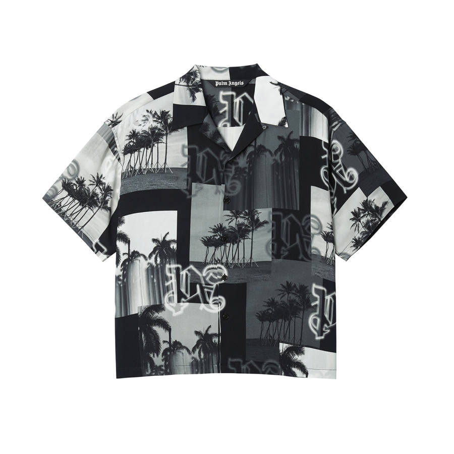 PALM ANGELS Shirts Unisex V Neck Moderate