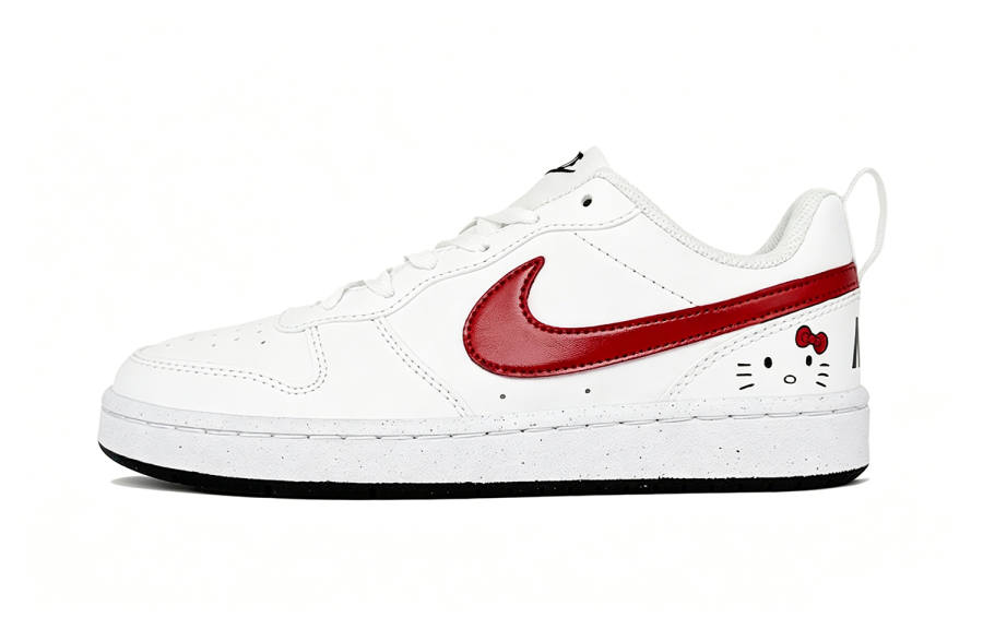 Nike Nike Court Borough Skateboard Shoes Unisex Low Top Red