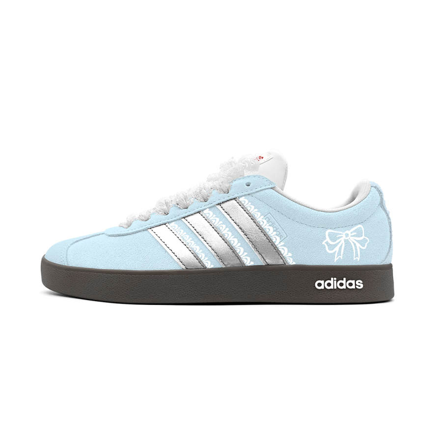 Adidas Adidas Vl Court Classic German Army Trainers Women's Low Top White