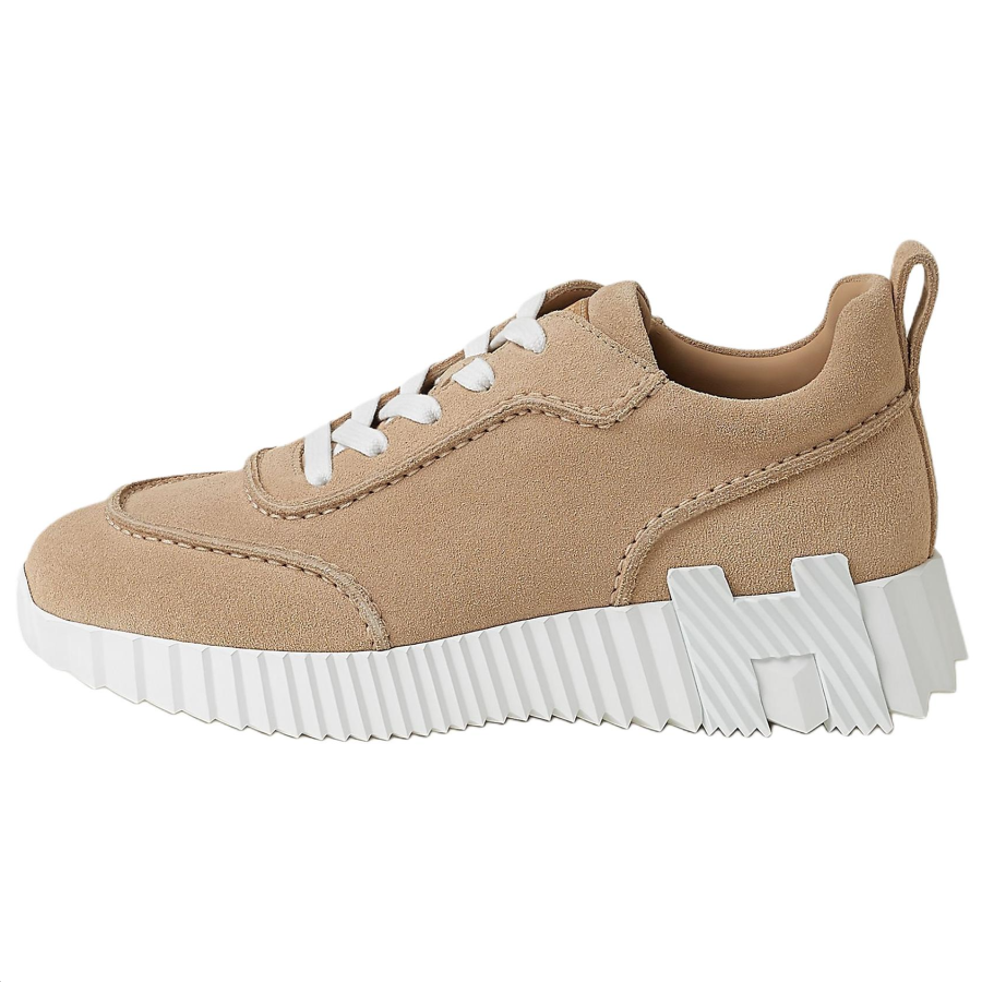 HERMES Casual Shoes Women's Low Top Beige