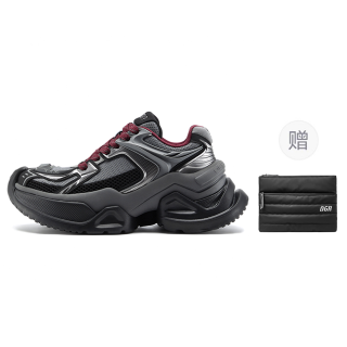 OGR Arkship ARK Og Black Grey Low top Chunky Sneakers Unisex Black Gray