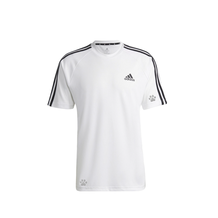 Adidas Adidas T Shirts Unisex White Crew Neck Thin Straight Fit