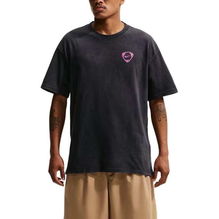 Nike Nike T Shirts Men's Black Crew Neck Moderate