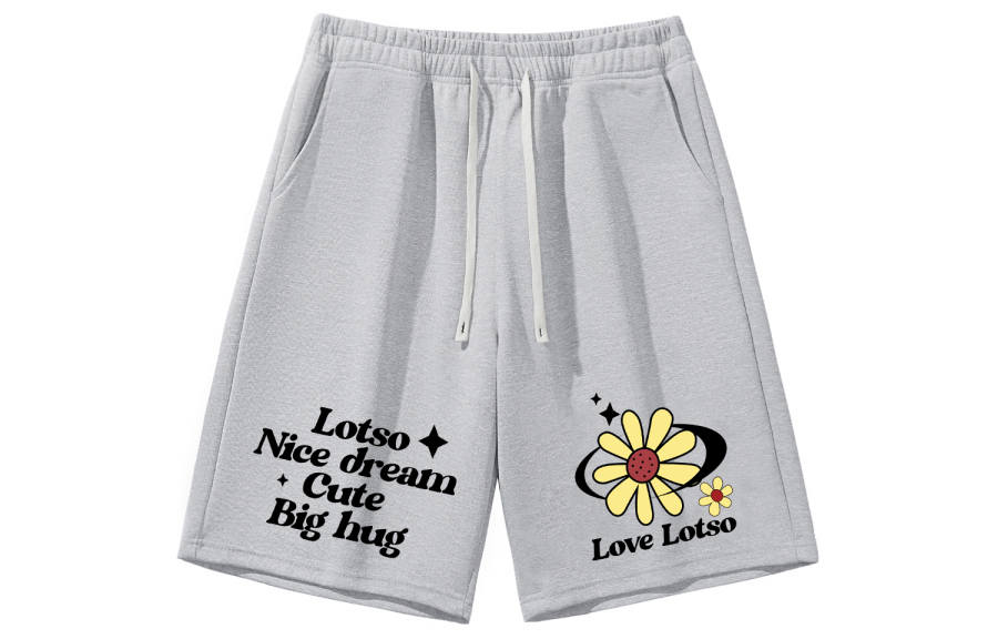 Disney Casual Shorts Unisex Thin Straight Fit Pants