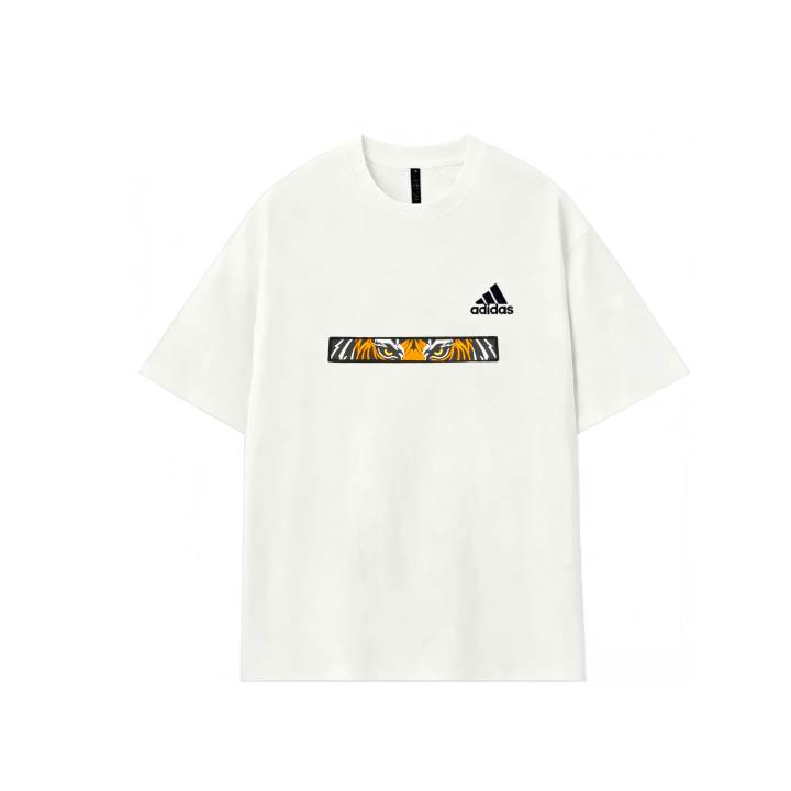 Adidas Adidas MUST HAVES T Shirts Unisex Ecru Crew Neck Moderate Straight Fit