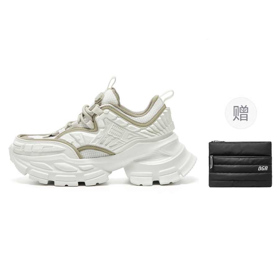OGR OGR Low top Chunky Sneakers Unisex Ivory White OG Basic