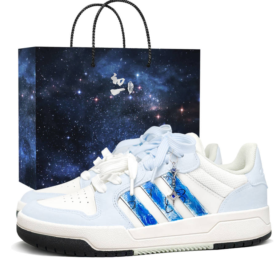 Adidas Adidas ENTRAP Skateboard Shoes Unisex Low Top Blue/White