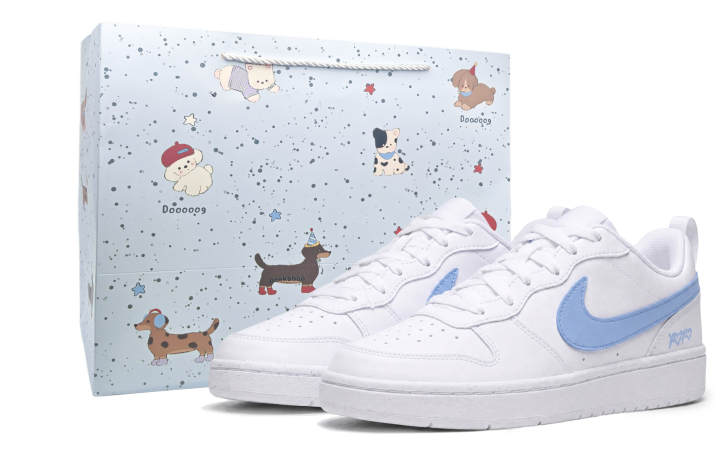 Nike Nike Court Borough Skateboard Shoes Women's Low Top Blue