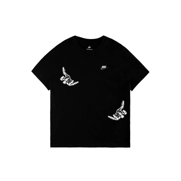 Nike Nike Sportswear T Shirts Men's Black/White/Dark Gray Crew Neck Moderate