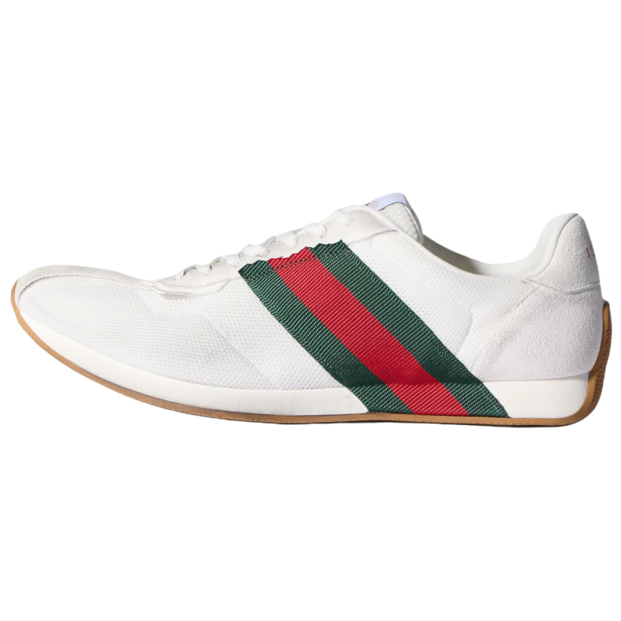GUCCI Web Casual Shoes Men's Low Top White