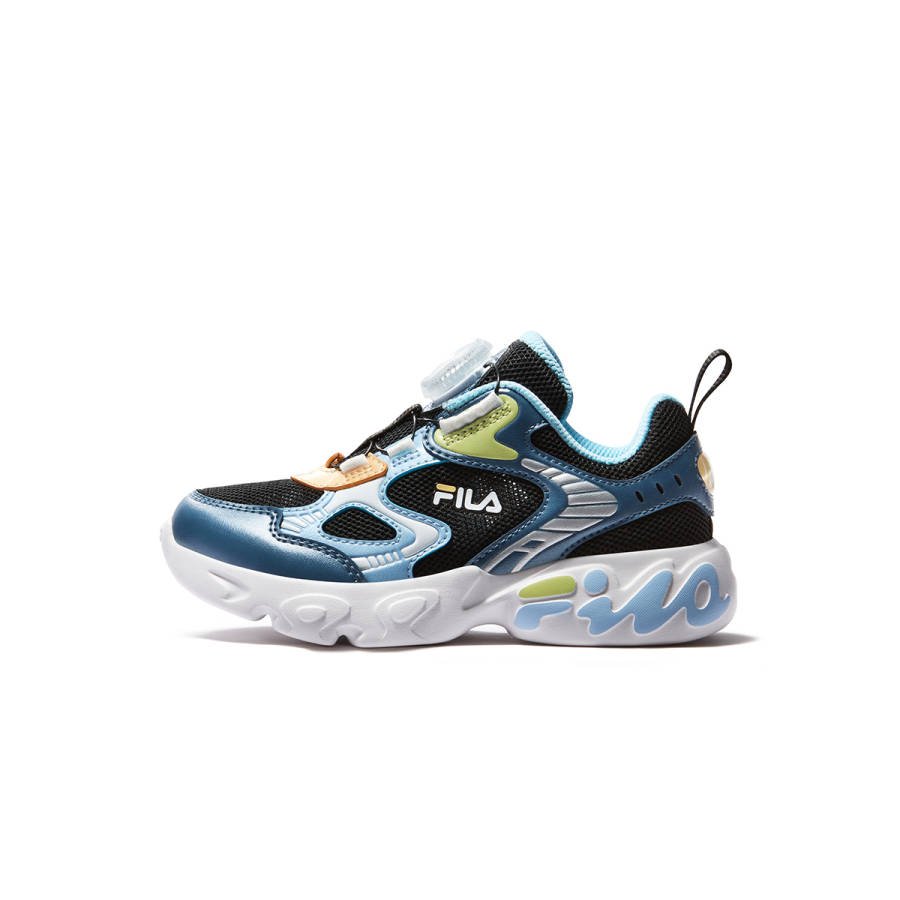 FILA KIDS PALETTE Low top Kids Lifestyle Shoes Blue Black Children Aged 3 7 Years Old