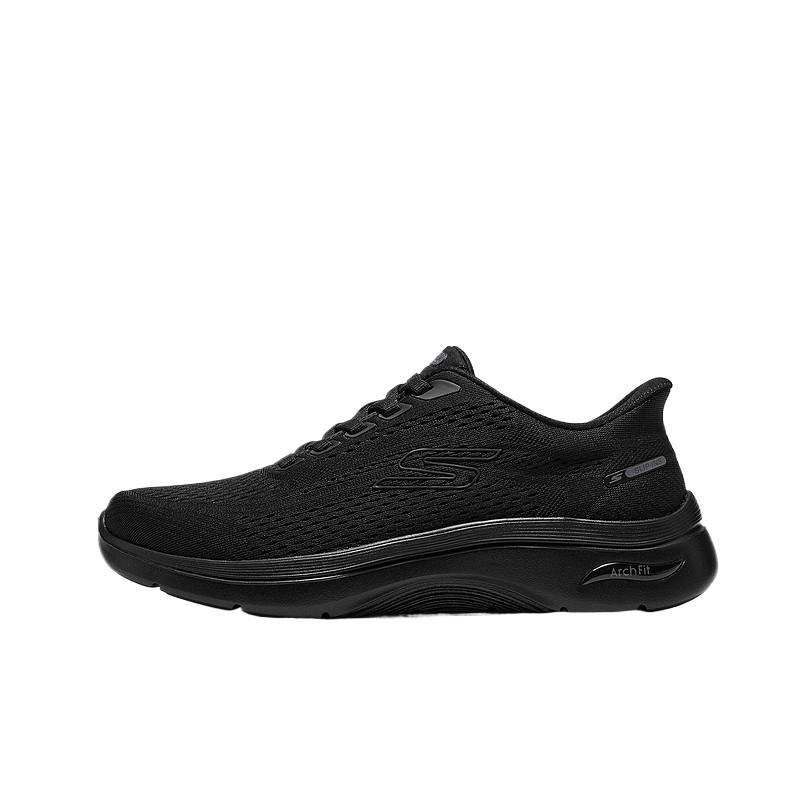 Skechers MEN'S GO WALK Walking Shoes Men's Low Top Black