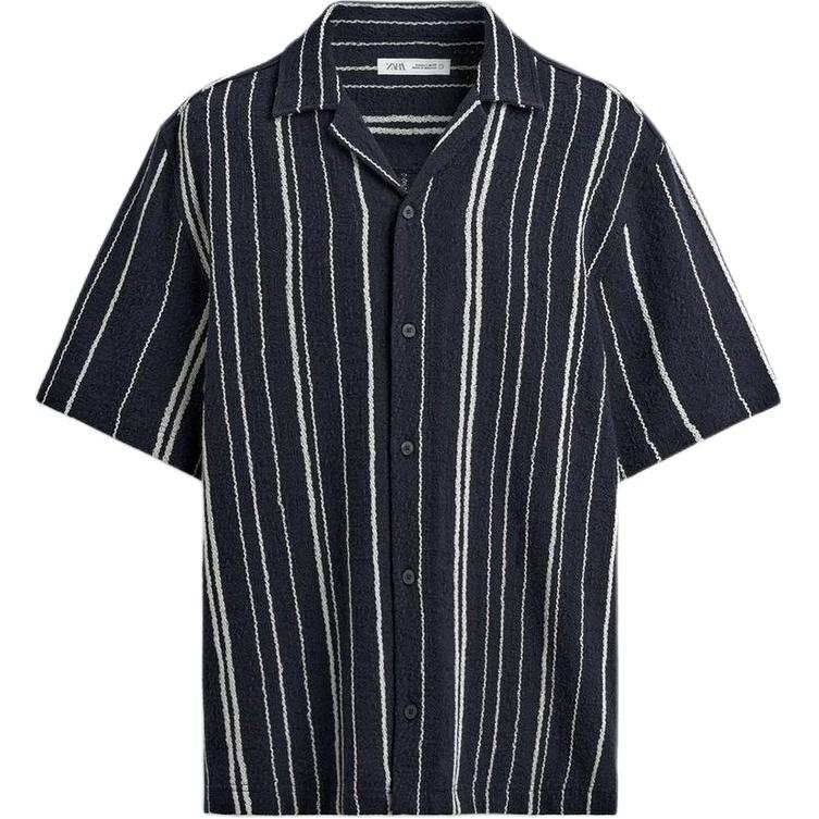 ZARA Shirts Men's Sea Blue Moderate