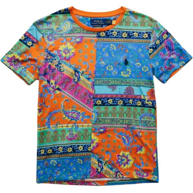 Polo Ralph Lauren T Shirts Men's Multicolor Crew Neck Moderate Straight Fit